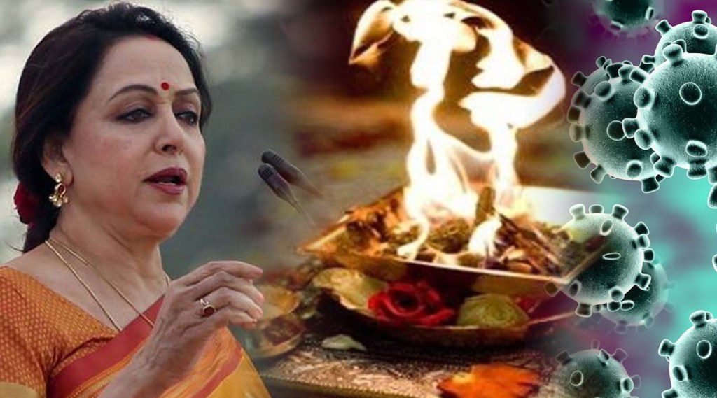 वातावरण स्वच्छ आणि करोनासारख्या अनेक आजारांपासून स्वत: ला वाचवण्यासाठी त्यांनी लोकांना घरी हवन करण्यास सांगितले.