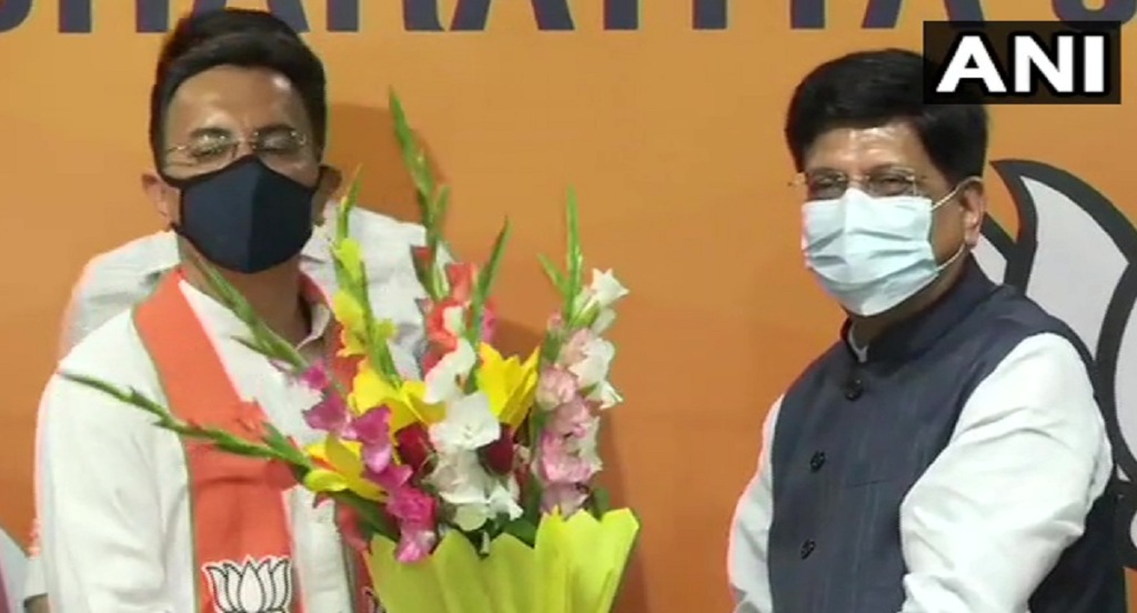 jitin prasada joined bjp headquarter in delhi