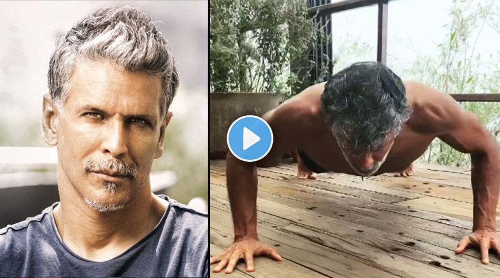 milind soman pushup video