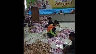 navi mumbai internation airport d b patil name protest