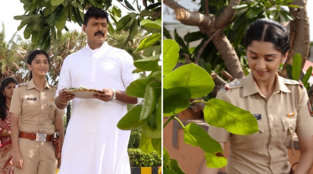 खाकी वर्दीत संजूची वटपौर्णिमा; रणजीतची मिळाली साथ