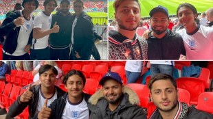 Rishabh Pant's entry into the football stadium; Enjoyed the England-Germany match