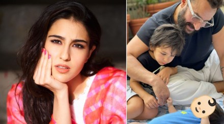 Sara Ali Khan, Sara Ali Khan Joked on Saif Ali Khan, Saif Ali Khan,Sara Ali Khan on Her First Meet With Saif Kareena Newborn, Kareena Kapoor second baby, Sara Ali Khan is a father in every decade,