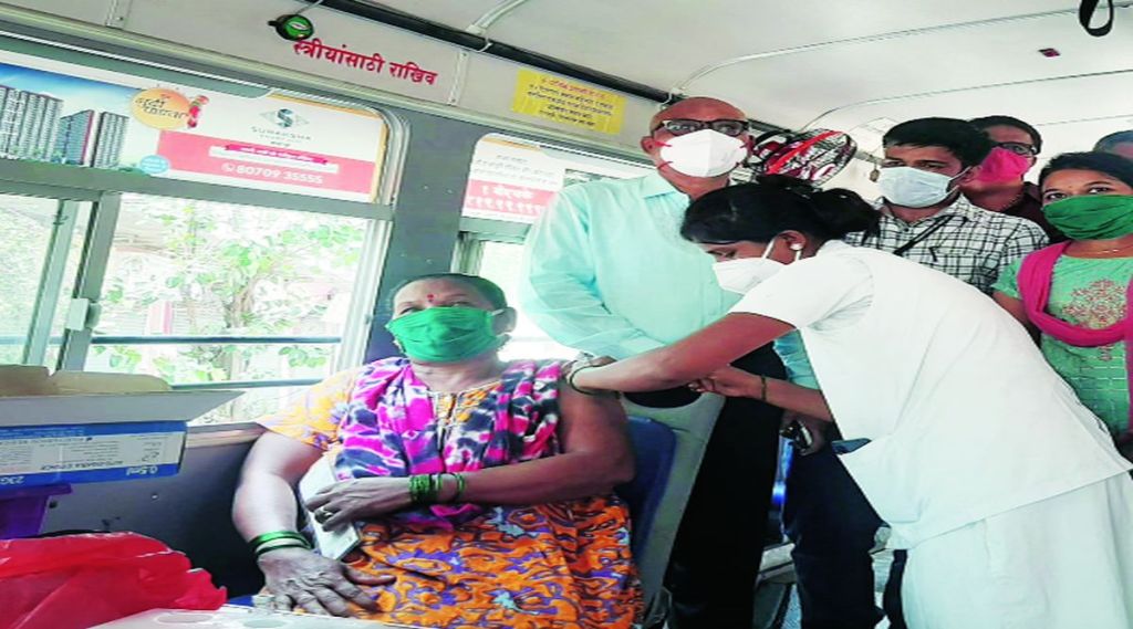 वसईत ‘मोबाइल’ लसीकरणाला सुरुवात