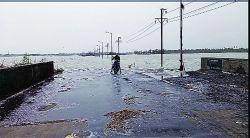 सनसिटी-गास रस्ता पावसाळ्यात संपर्कहीन