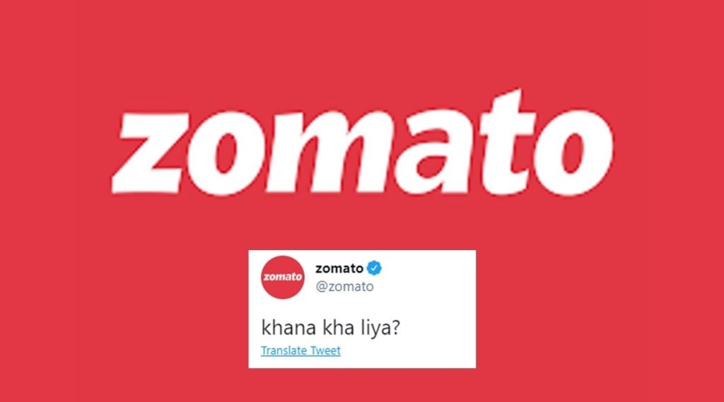 zomato tweet khana kha liya