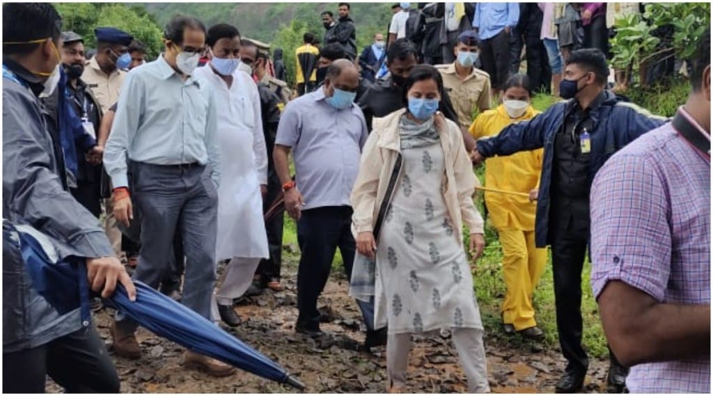 Chief Minister Uddhav Thackeray visits Taliye village