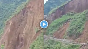 Himachal pradesh landslide viral video