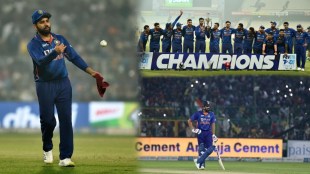ind vs nz rohit sharma receives trophy and stand in corner