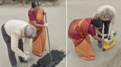 उर्जेला सलाम! हैदराबादच्या ‘या’ दाम्पत्याने गेल्या ११ वर्षांत शहरातील दोन हजाराहून अधिक खड्डे भरले
