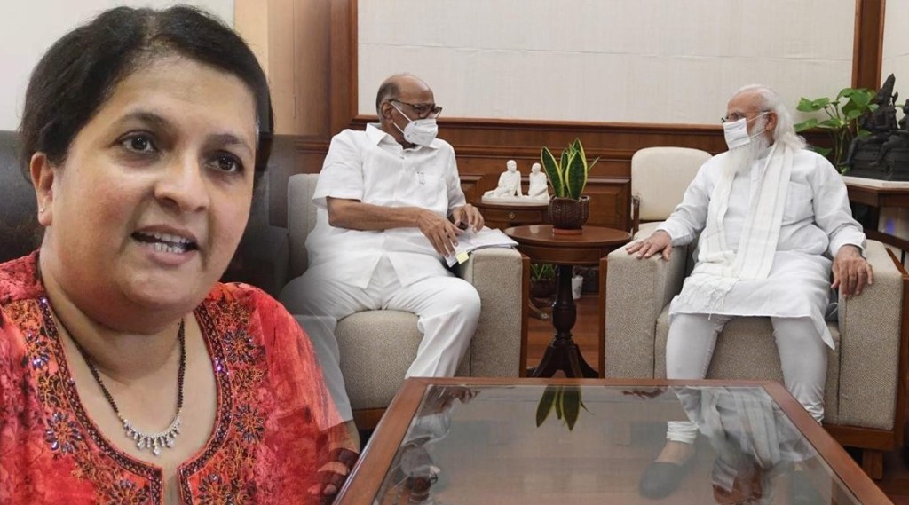 anjali damania on sharad pawar meet pm narendra modi in delhi (2)