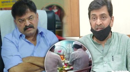 जितेंद्र आव्हाडांकडून नियम मोडून मंदिरात आरती; अशोक चव्हाण म्हणाले…