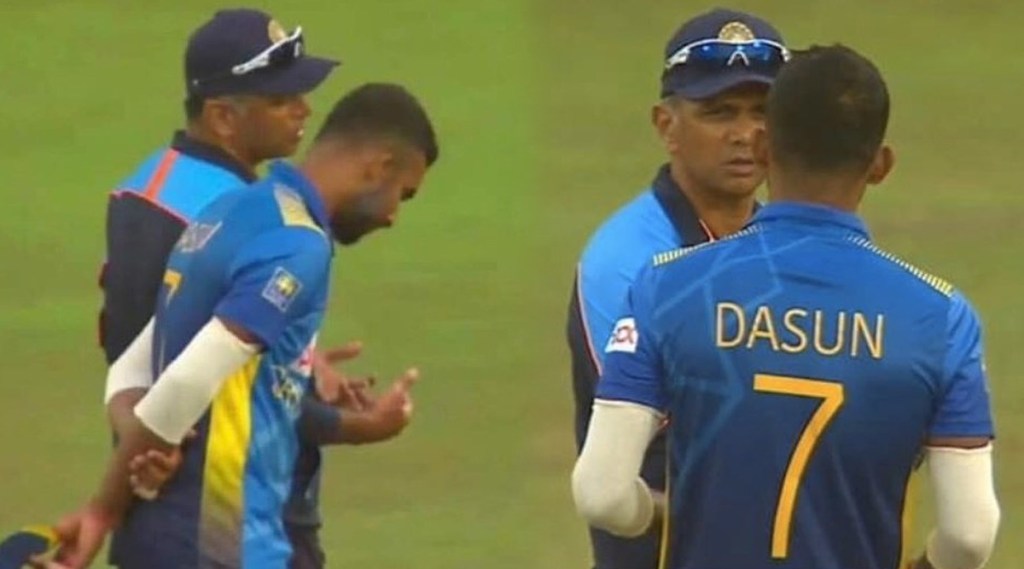 ind vs sl twitter reacts after rahul dravid helps out sri lanka captain dasun shanaka