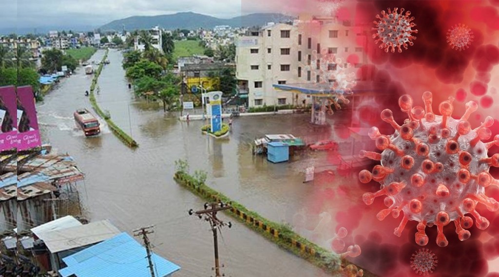 Fear of spreading corona from flood victims shifted to safer place