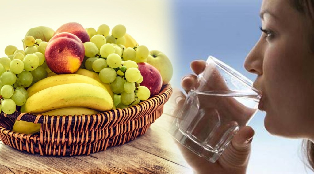 after eating fruit is it right to drink water or not