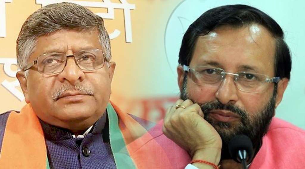 Narendra Modi,Cabinet expansion, Ravi Shankar Prasad, Prakash Javadekar resign as ministers