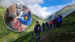 Admirable Health workers vaccinated the citizens at an altitude of 14000 feet srk 94