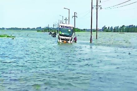 सलग तीन दिवस गास सनसिटी पाण्याखाली