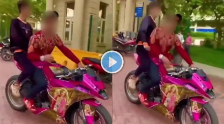 Dangerous Stunt Lands Mumbai Motorcyclists