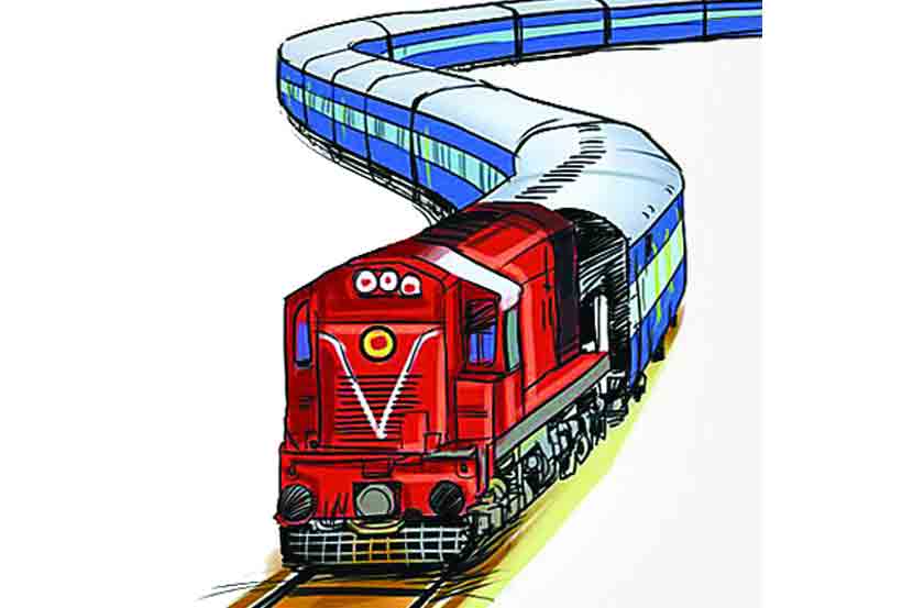 जूचंद्र रेल्वे फाटकावरील उड्डाणपुलाचे काम सुरू
