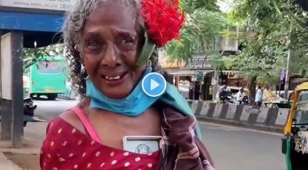 Ragpicker Woman From Bengaluru Speaking Fluent English gst 97