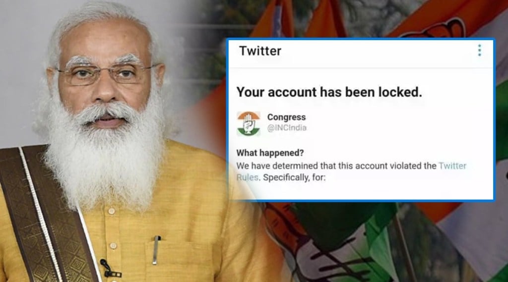 congress twitter account locked pm narendra modi