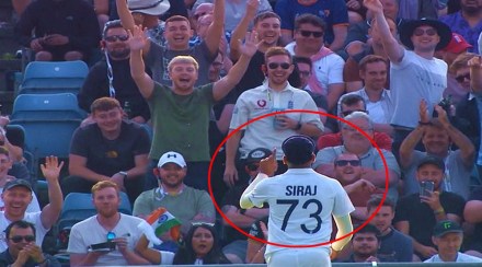 india vs england mohammed siraj vs english fans video viral at leeds