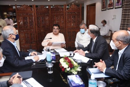 Nitin Gadkari , SIAM Meeting