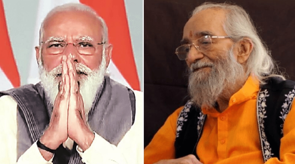 pm narendra modi babasaheb purandare