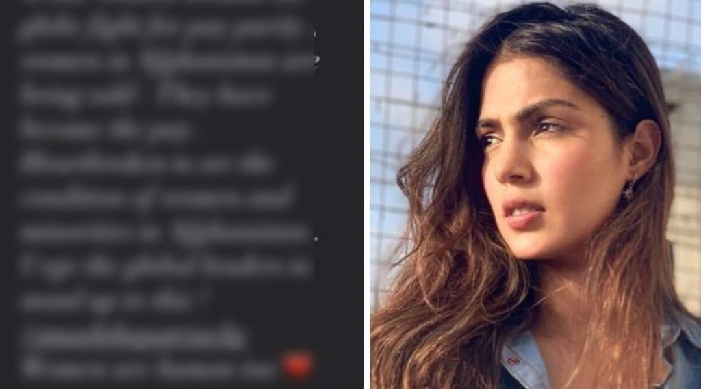 rhea-chakraborty-expresses-concern-over-women-in-afghanistan