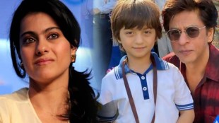 shah rukh khan, kajol, abram, kajol