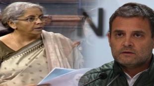 Nirmala sitaraman jibe at rahul Gandhi on NMP