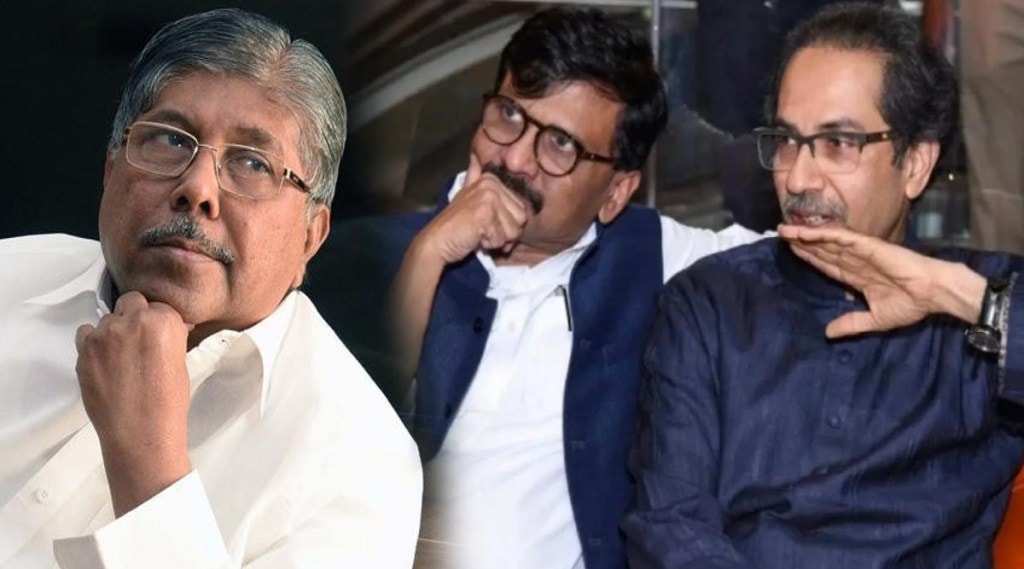 Chandrakant Patil Sanjay Raut Uddhav Thackeray