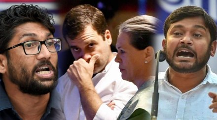Fight In Congress Over Kanhaiya Kumar Jignesh Mevani