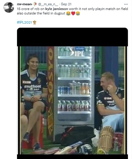 IPL 2021 Kyle Jamieson flirts with RCB massage therapist all you need to know about Navnita Gautam