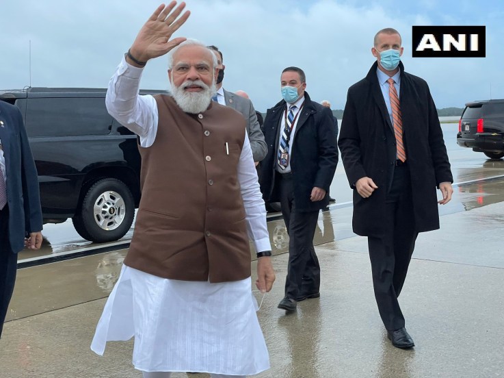 Indian Americans welcome PM Modi in Washington