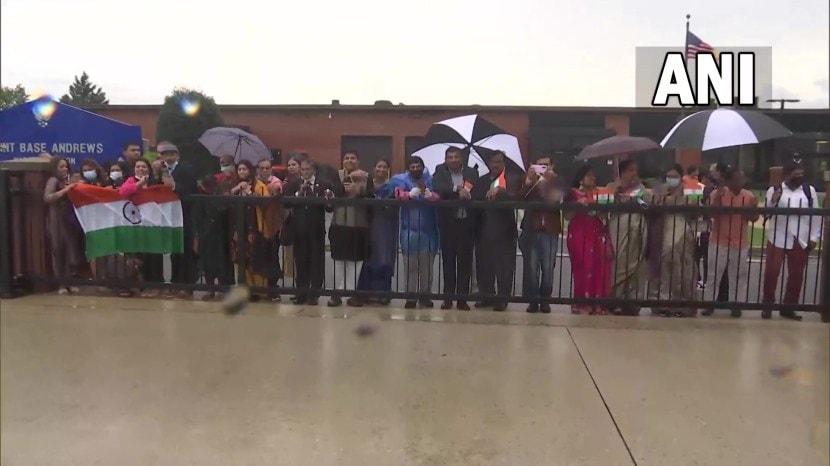 Indian Americans welcome PM Modi in Washington