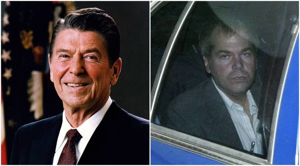 अमेरिकेचे माजी अध्यक्ष रोनाल्ड रेगन आणि त्यांच्यावर हल्ला करणारा आरोपी जॉन हिंकले (संग्रहित छायाचित्र AP) अमेरिकेचे माजी अध्यक्ष रोनाल्ड रेगन आणि त्यांच्यावर हल्ला करणारा आरोपी जॉन हिंकले (संग्रहित छायाचित्र AP)