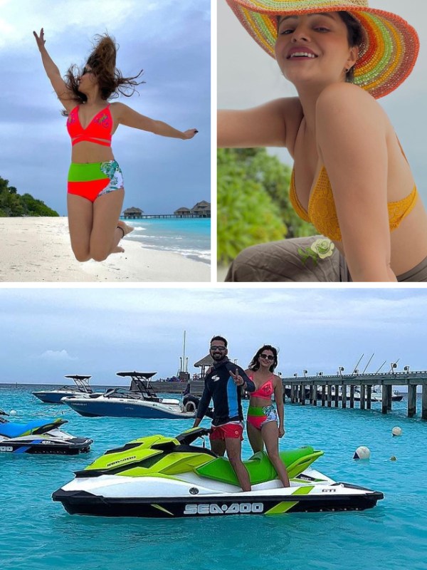 Rubina Dilaik Maldives Hot Photos