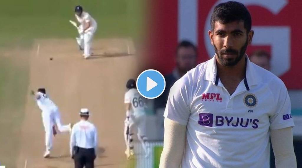 eng vs ind pacer jasprit bumrah clean bowled jonny bairstow with yorker