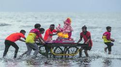 दीड लाखांहून अधिक मूर्तींचे विसर्जन