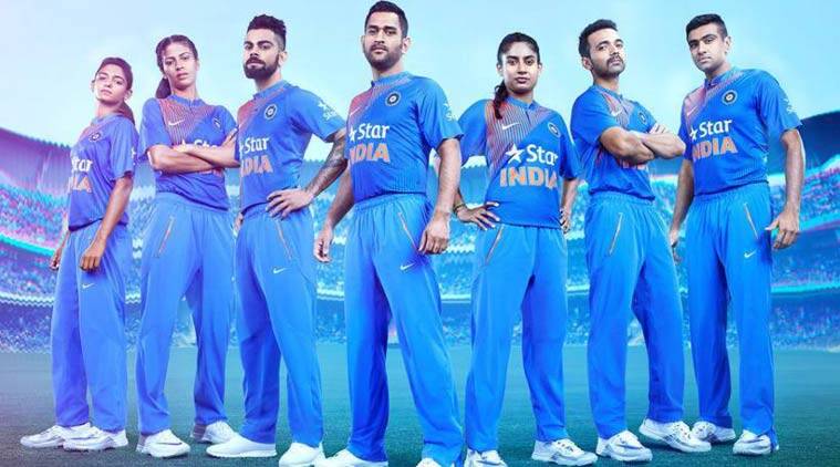 भारतीय संघाची २०१६ मधील जर्सी (फोटो - BCCI)