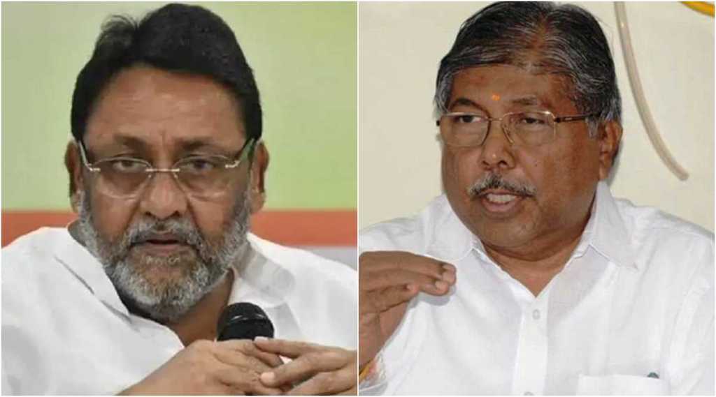 “चंद्रकांत पाटील मला कधी खिशात टाकताय याची वाट पाहतोय, मग…”, नवाब मलिकांकडून प्रत्युत्तर