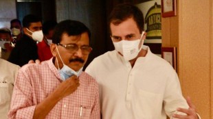 Shivsena Sanjay Raut To Meet Congress Rahul Gandhi Lakhimpur Case gst 9