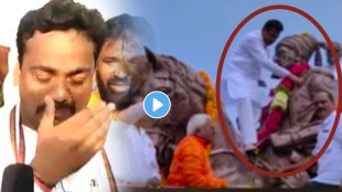 ncp mla raju navghare video shivaji maharaj statue
