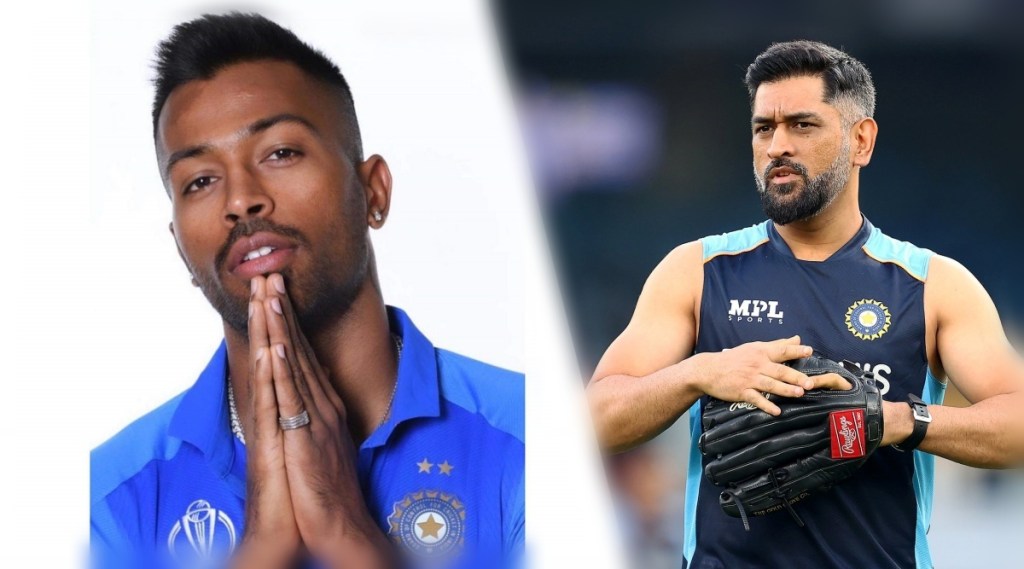 pandya and dhoni