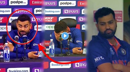 t20 world cup virat kohli shuts down a reporter on questions over dropping rohit sharma