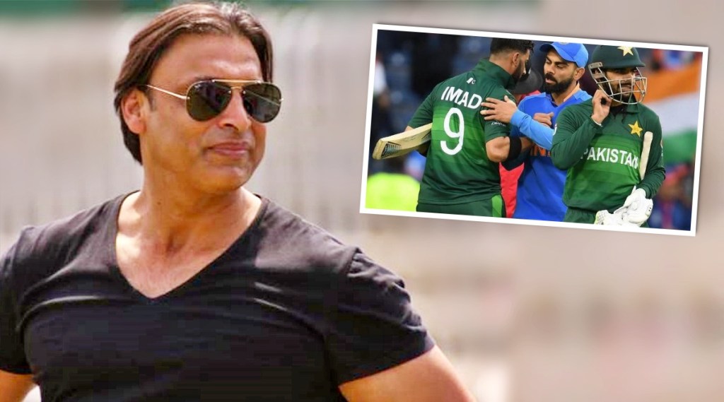 T20 WC Pakistans shoaib akhtar gives massage to former Indian players photos went viral T20 WC Pakistans shoaib akhtar gives massage to former Indian players photos went viral
