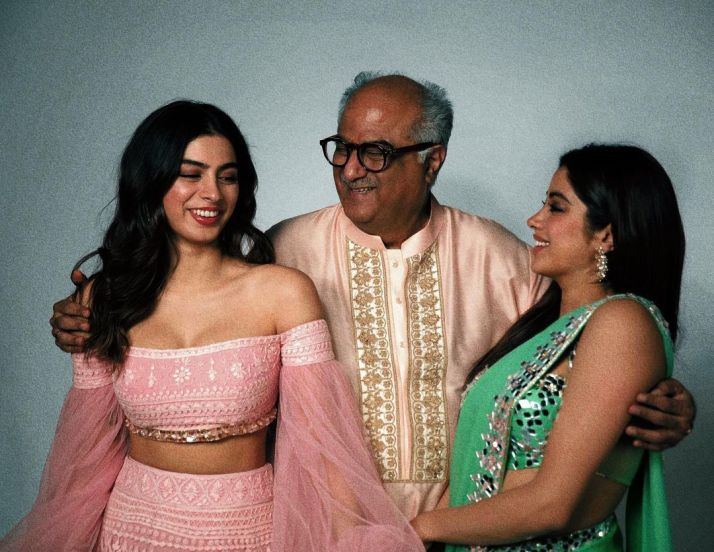 janhvi kapoor photos with ex boyfriend akshat ranjan at sister khushi kapoor birthday party