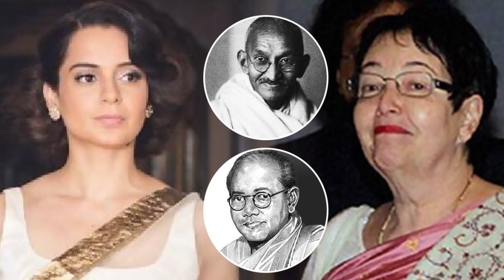 Netaji Subhash Chandra Bose, Anita Bose, Kangana Ranaut, Mahatma Gandhi, Mumbai Mayor Kishori Pednekar, kangana ranaut, कंगना रणौत, कंगनाचं महात्मा गांधींबाबत वादग्रस्त विधान, किशोरी पेडणेकरांची कंगनावर टीका